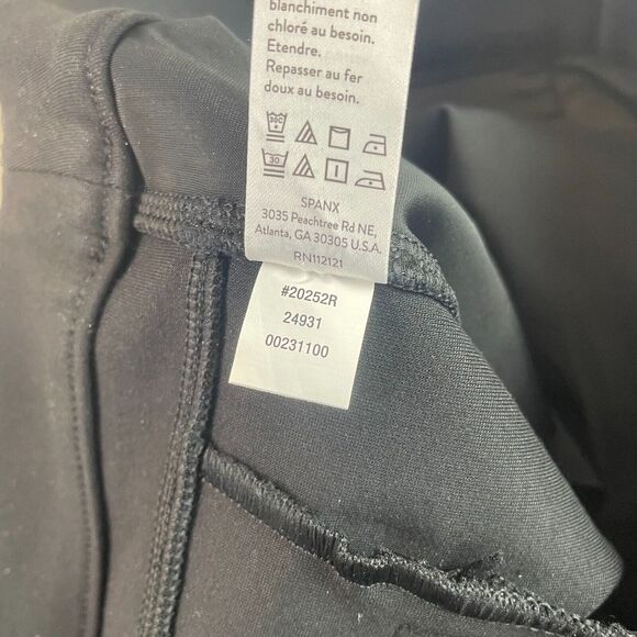 Spanx The Perfect Pants Women Large Black Hi Rise‎ Flare Trousers #1 Best Seller - Picture 14 of 14